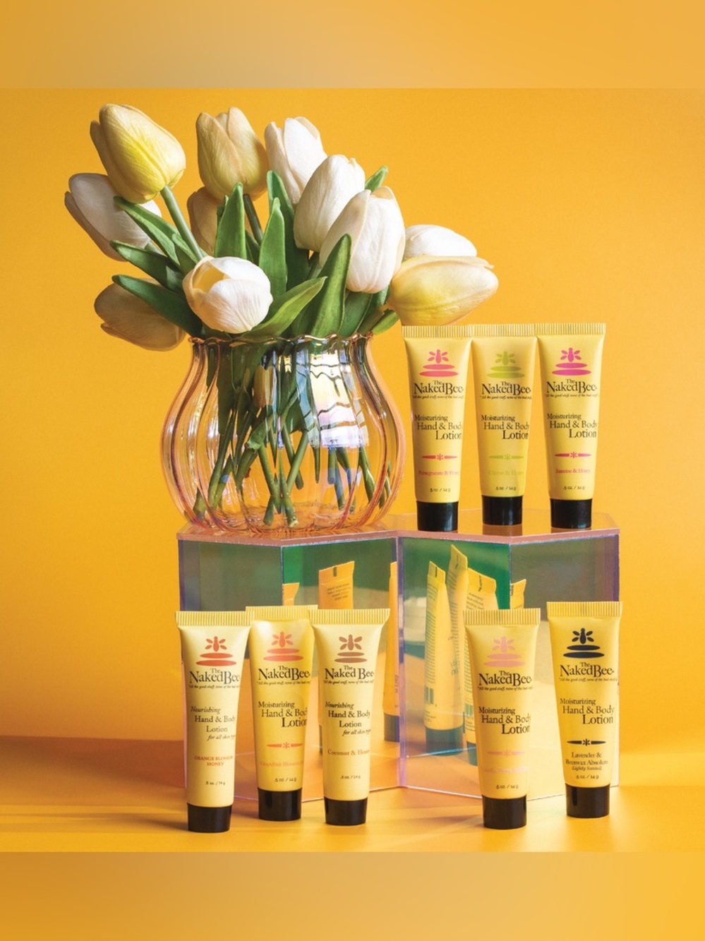 The Naked Bee Jasmine & Honey Moisturizing Hand & Body Lotion 0.5 oz